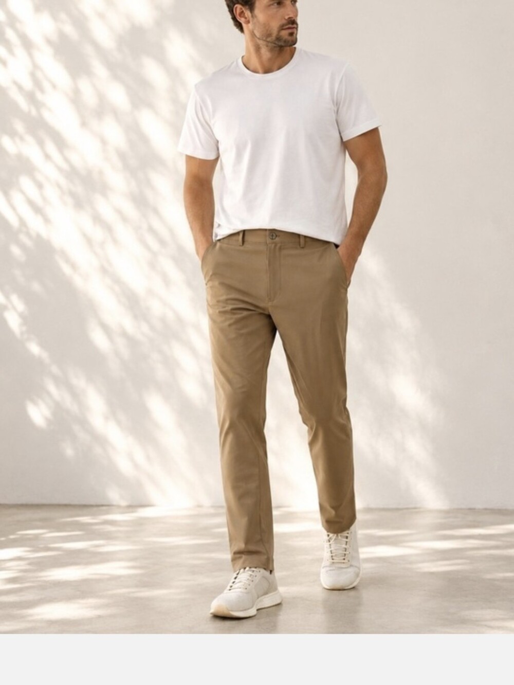 Lululemon ABC Classic Fit Warpstreme Tan Pants Sz.33